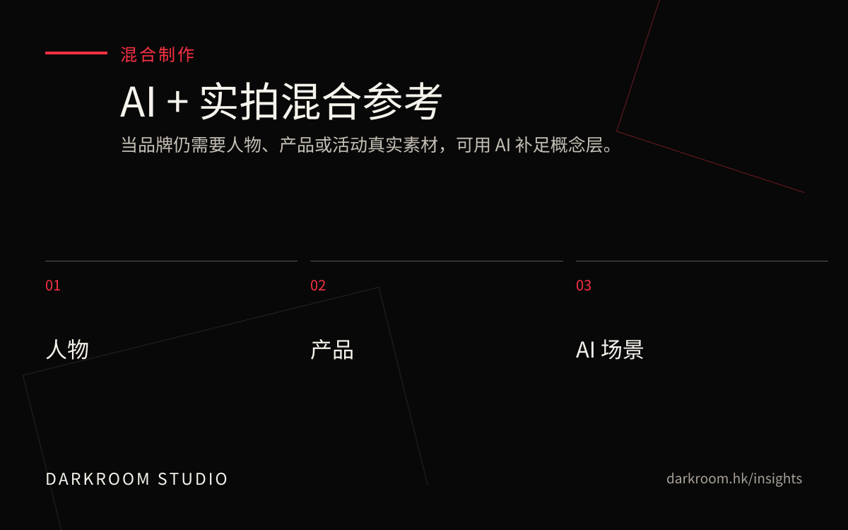 AI 与实拍混合制作参考图