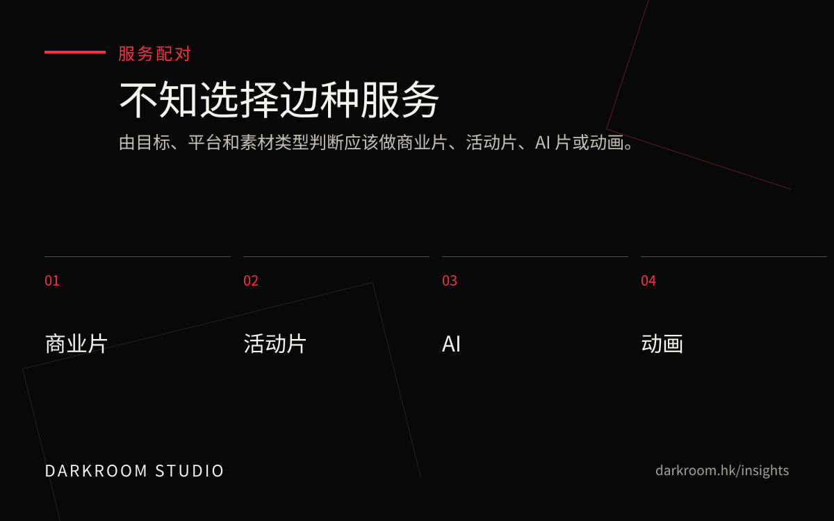 影片制作服务配对参考图